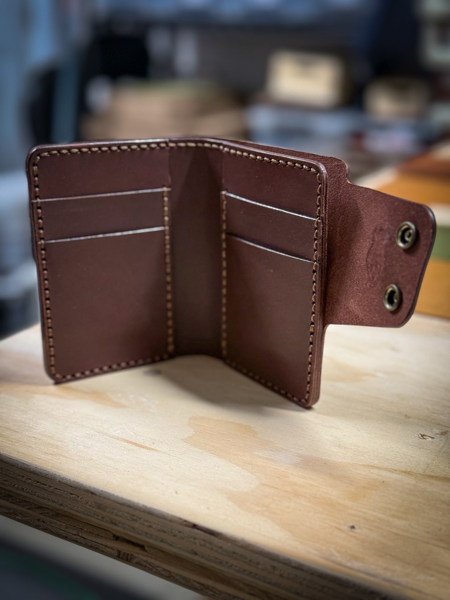 Vertical Bifold Wallet