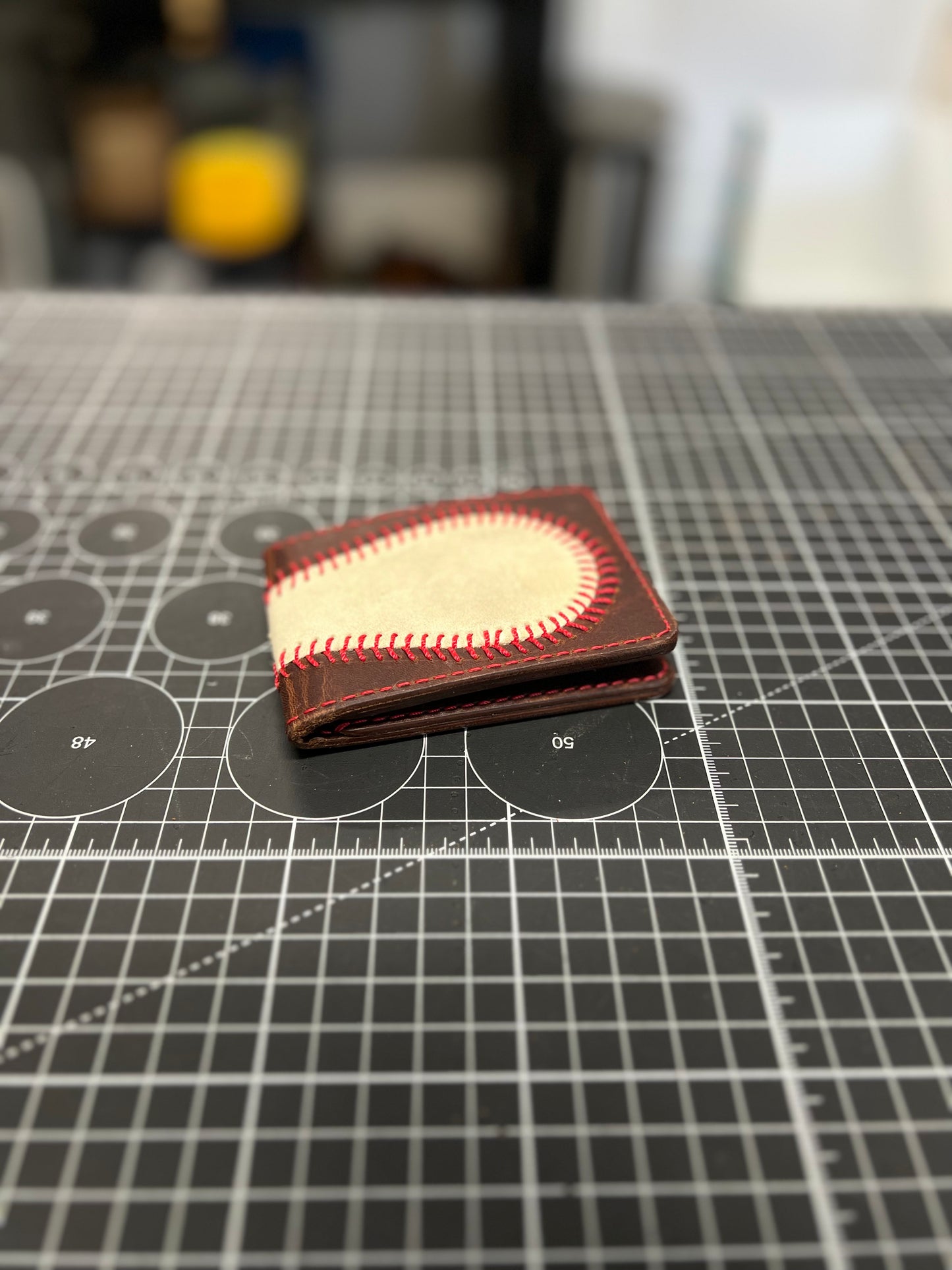 American baseball wallet
