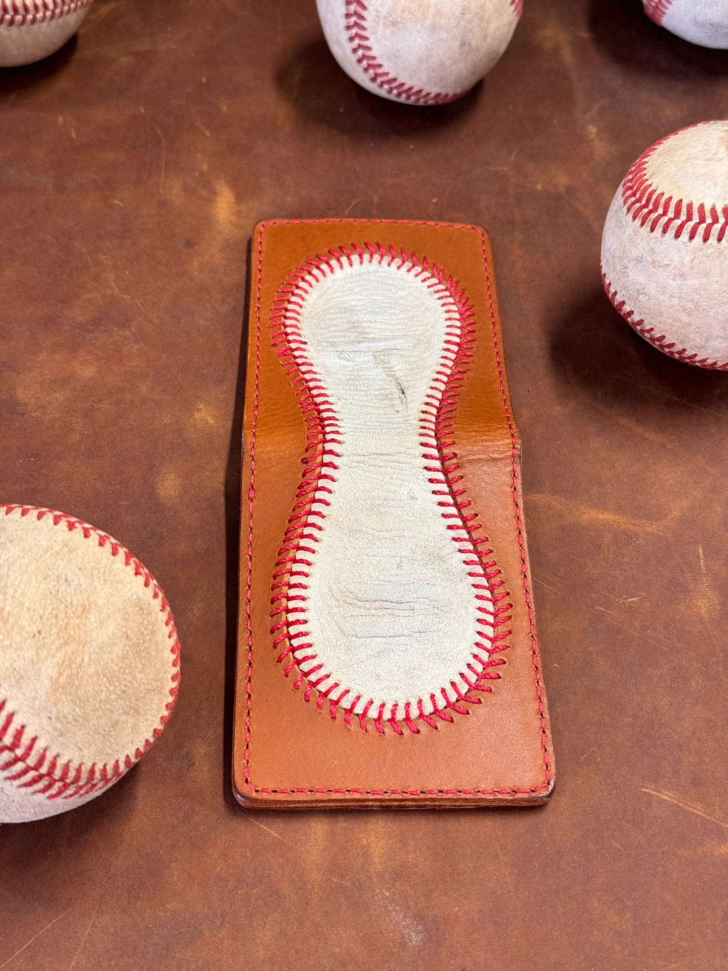 American baseball wallet